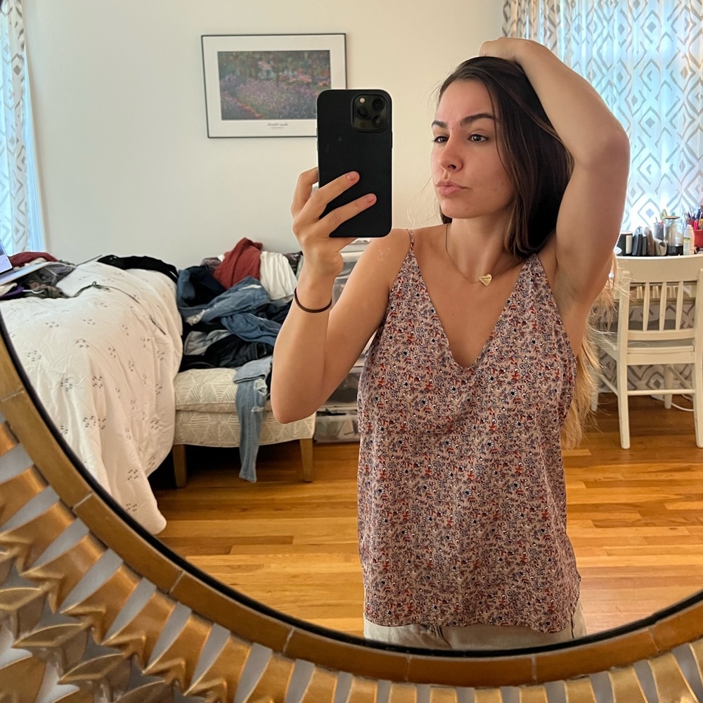 Abercrombie and Fitch Polyester patterned shirt
